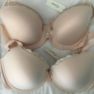 ((SOLD)) Lot of 2 Soma Bras Nude 36D NWT